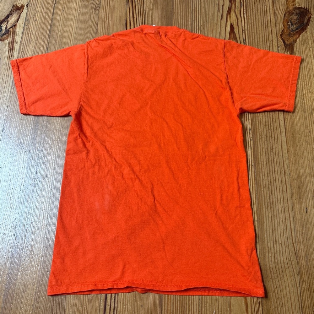 Gildan Tigger Graphic T-Shirt Women Orange Short Sleeve Costume Tee SIZE S View 5
